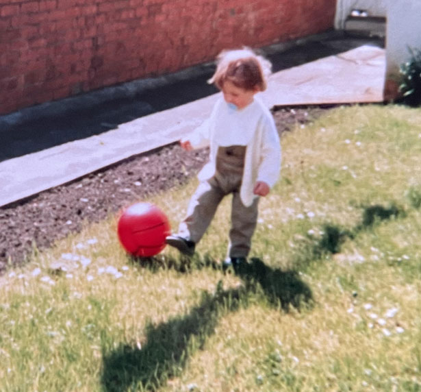 Allsopp at 3 years old
